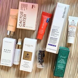 HOLIDAY BUNDLE GUERLAIN TOWER 28 KIEHL'S FRESH EVE LOM TRAVEL SET